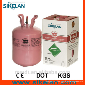 99.9% Purity Good Quality Mixed Refrigerant R410a Gas